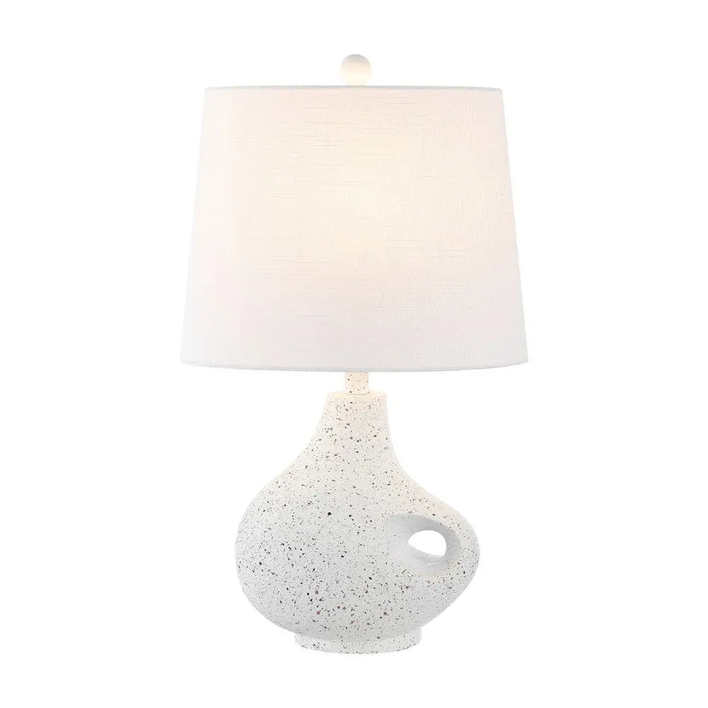 24" Clear Gourd Table Lamp LED With Novelty Shade HomeRoots