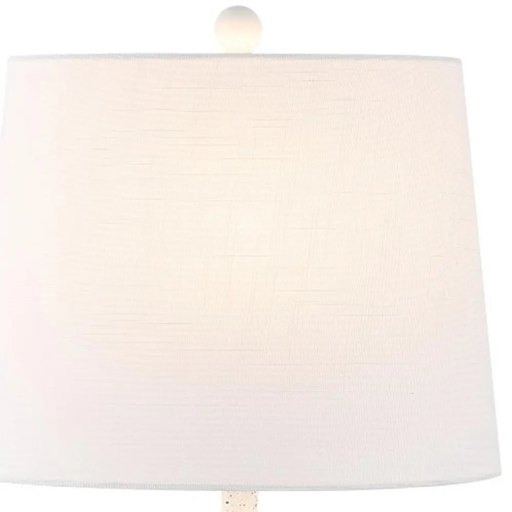 24" Clear Gourd Table Lamp LED With Novelty Shade HomeRoots