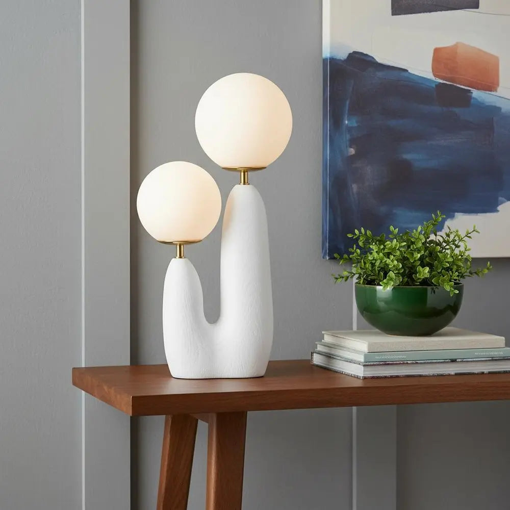 18" Clear Novelty Table Lamp LED HomeRoots