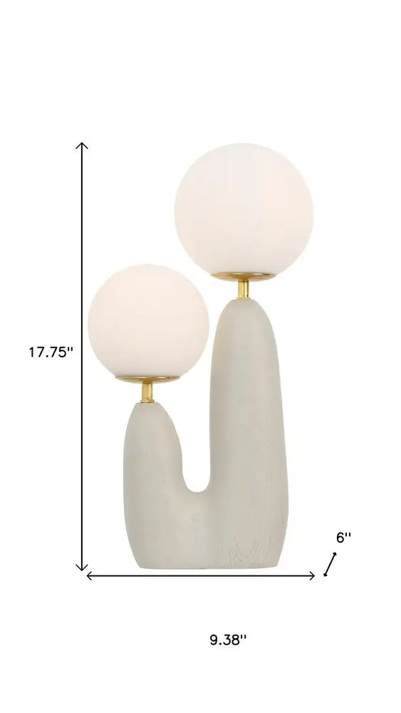 18" Clear Novelty Table Lamp LED HomeRoots