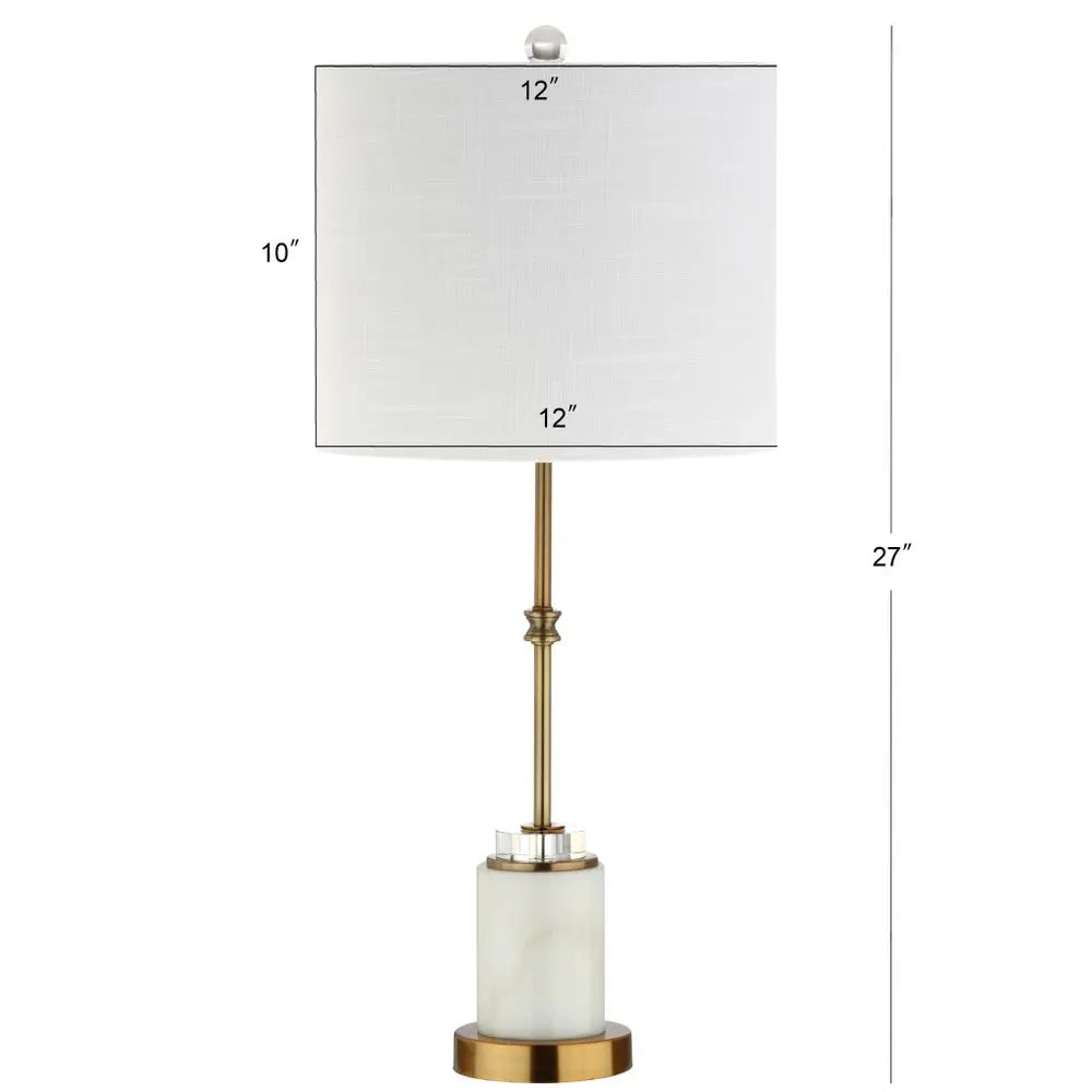 Set of Two 27" Gold Novelty Table Lamps LED With Drum Shades HomeRoots