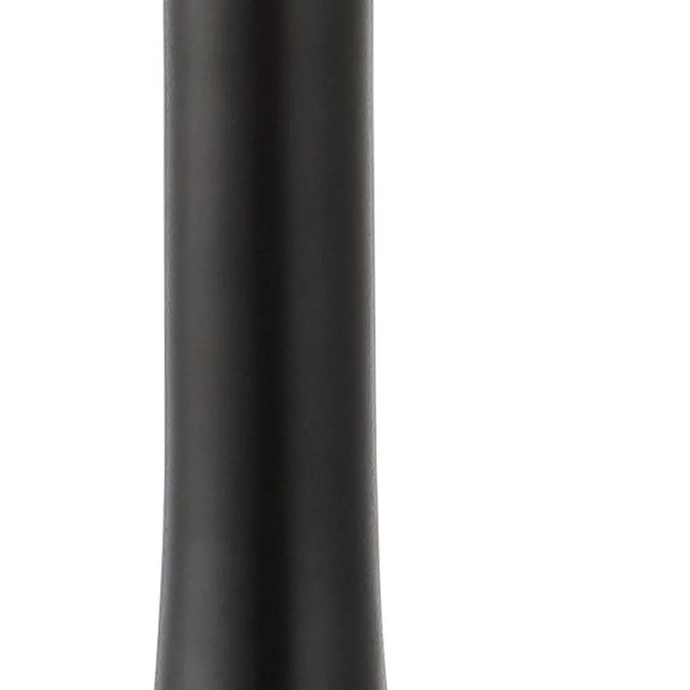 Set of Two 25" Clear Gourd Table Lamps LED With Drum Shades HomeRoots