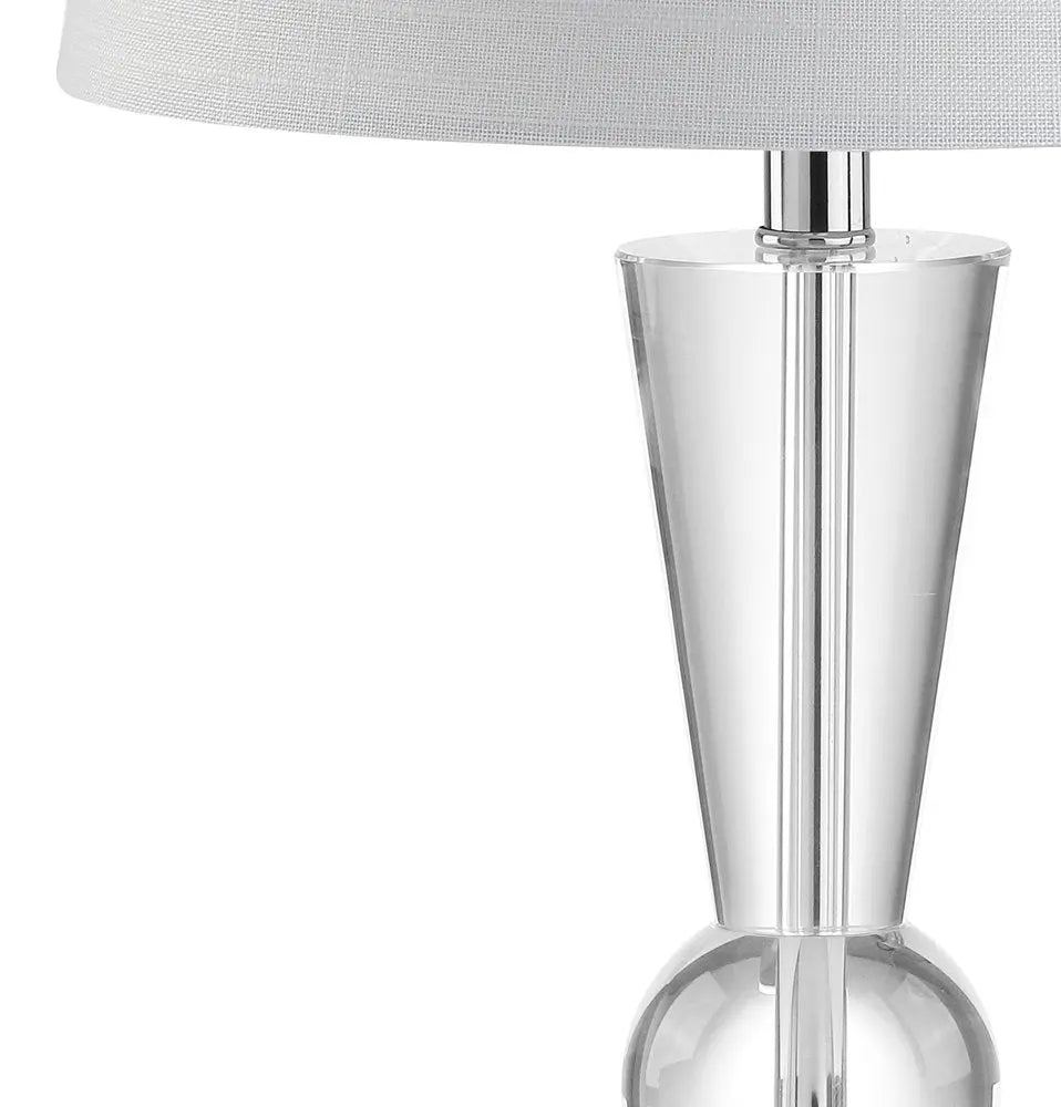 22" Clear Novelty Table Lamp LED With Empire Shade HomeRoots