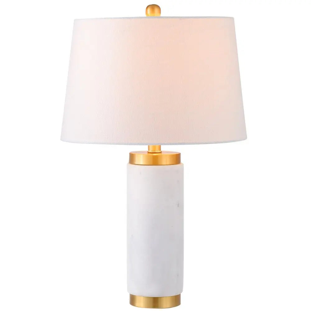 23" Gold Novelty Table Lamp LED With Drum Shade HomeRoots