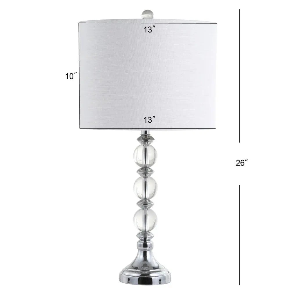 Set of Two 26" Silver Novelty Table Lamps LED With Drum Shades HomeRoots