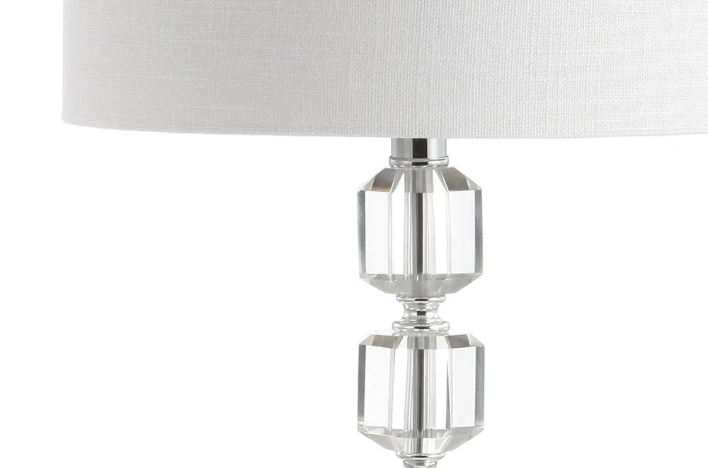 Set of Two 28" Silver Novelty Table Lamps LED With Globe Shades HomeRoots
