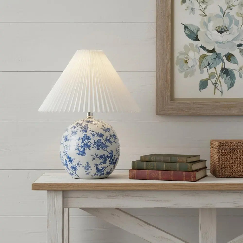 20" Clear Novelty Table Lamp LED With Cone Shade HomeRoots