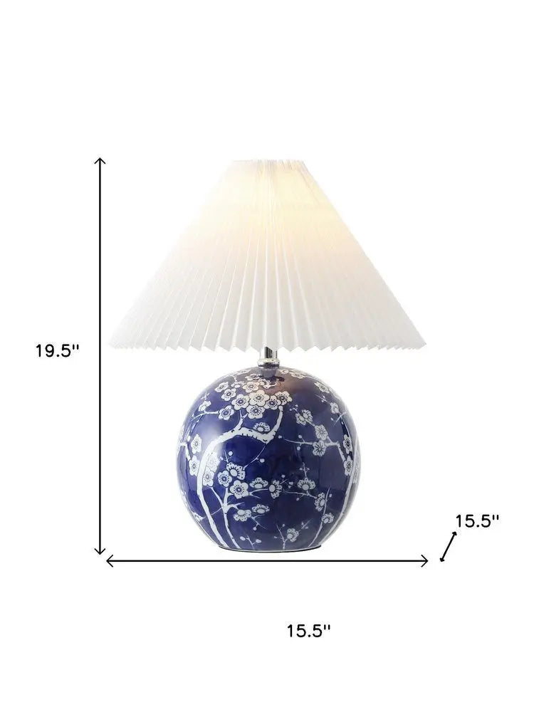 20" Clear Novelty Table Lamp LED With Cone Shade HomeRoots
