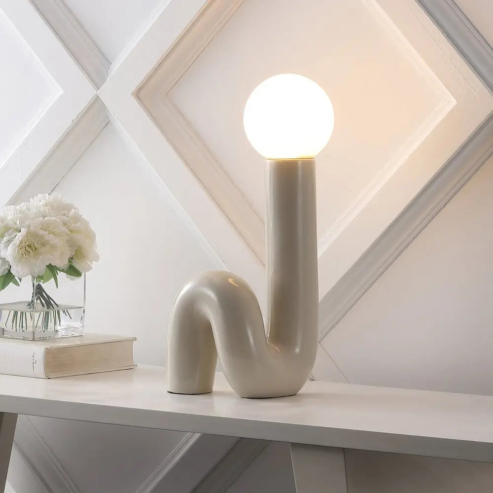 18" Clear Novelty Table Lamp LED HomeRoots