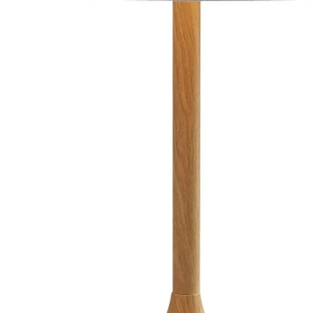 Set of Two 25" Brown Table Lamps LED With Empire Shades HomeRoots