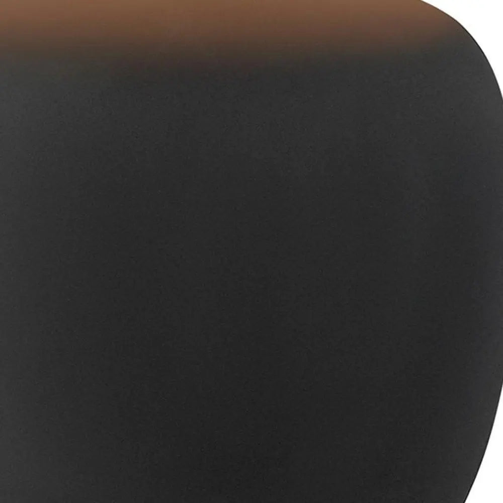 Set of Two 18" Clear Novelty Table Lamps LED With Empire Shades HomeRoots