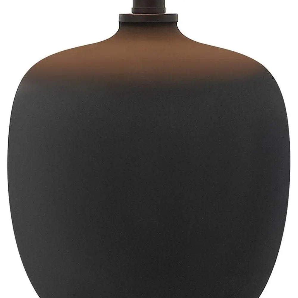 Set of Two 18" Clear Novelty Table Lamps LED With Empire Shades HomeRoots