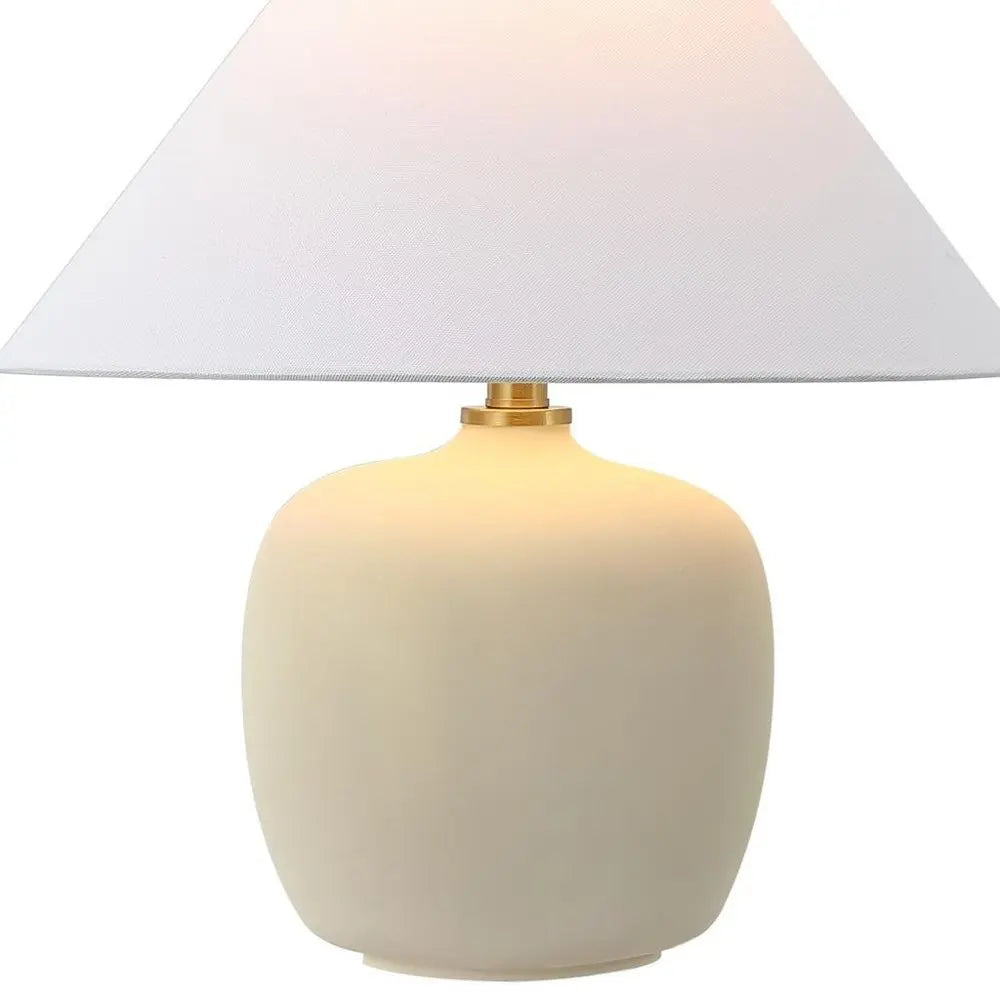 Set of Two 18" Clear Novelty Table Lamps LED With Empire Shades HomeRoots