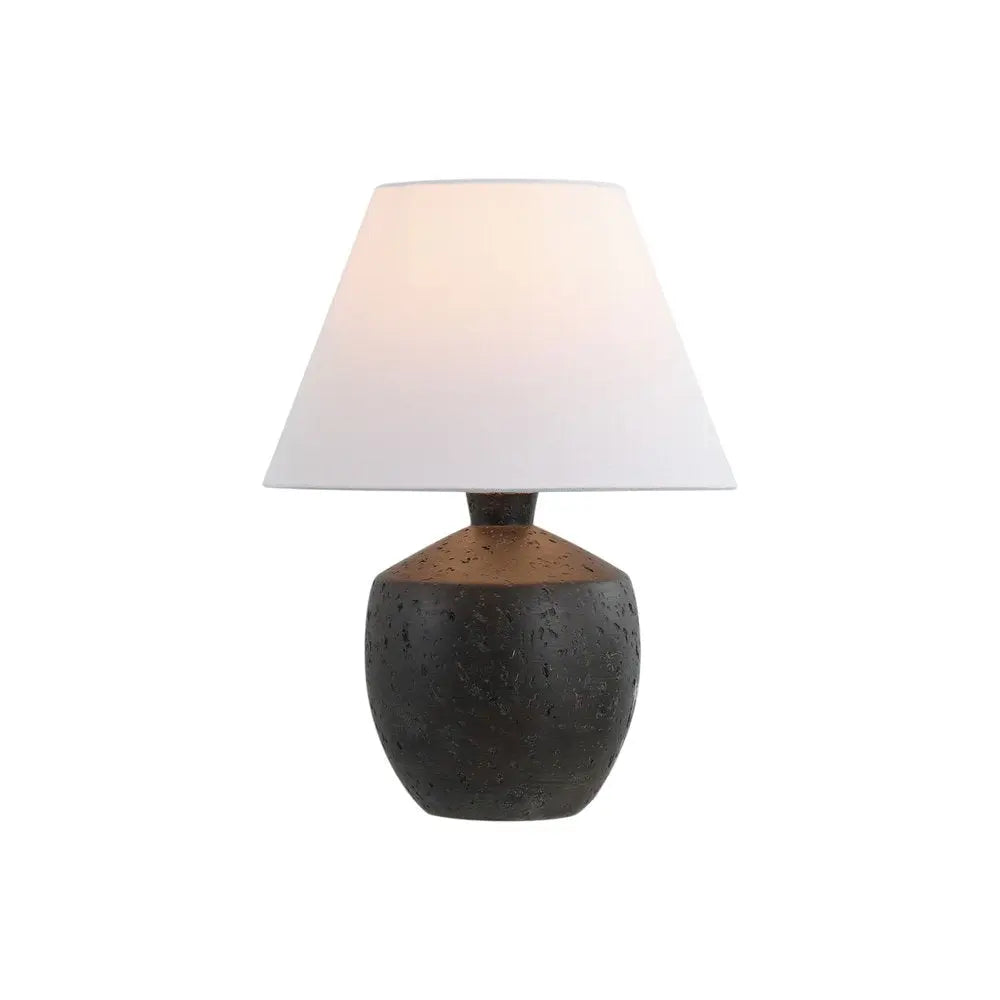 Set of Two 18" Clear Novelty Table Lamps LED With Empire Shades HomeRoots