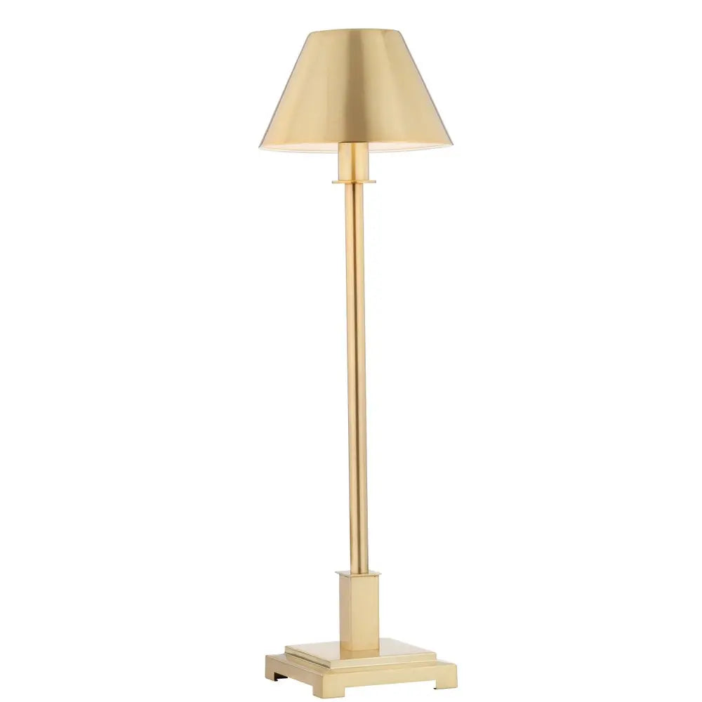26" Gold Novelty Table Lamp LED With Drum Shade HomeRoots