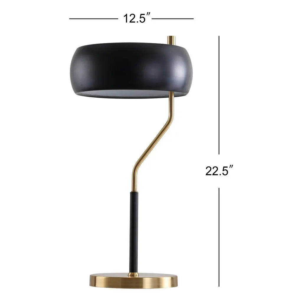 23" Gold Novelty Table Lamp LED With Globe Shade HomeRoots