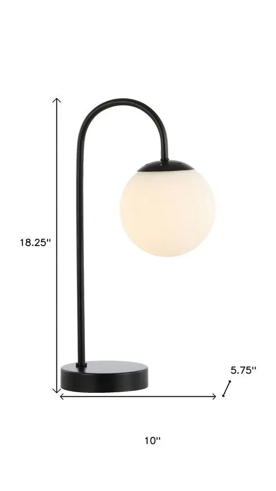18" Black Table Lamp LED HomeRoots
