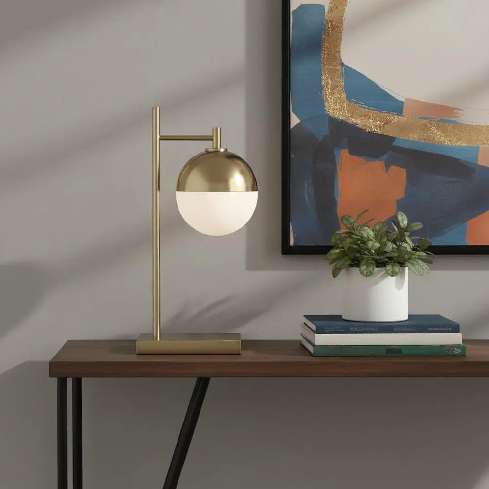 21" Gold Table Lamp LED HomeRoots