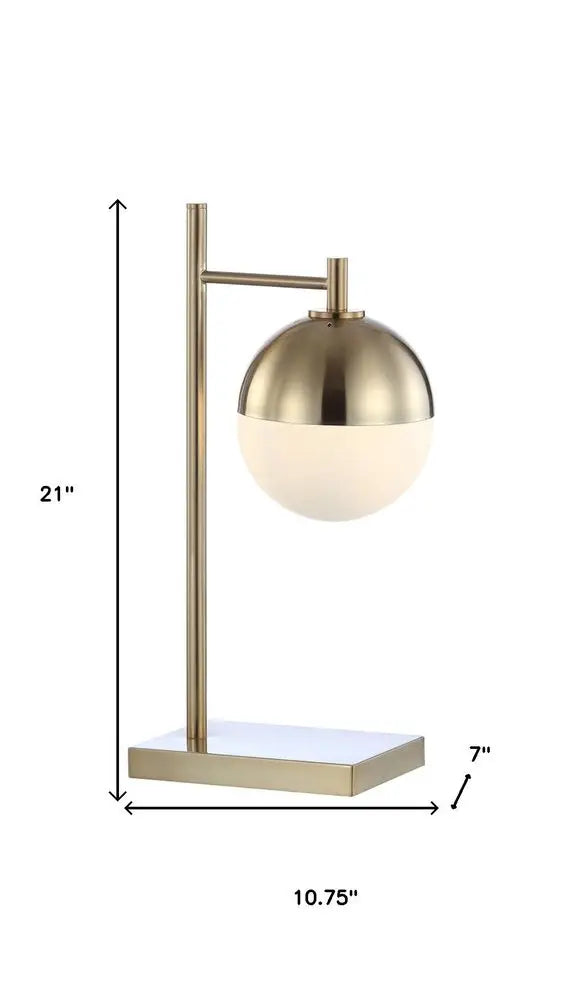 21" Gold Table Lamp LED HomeRoots