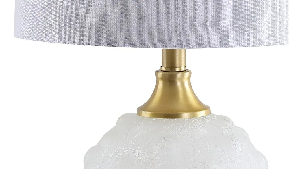 22" Gold Novelty Table Lamp LED With Globe Shade HomeRoots