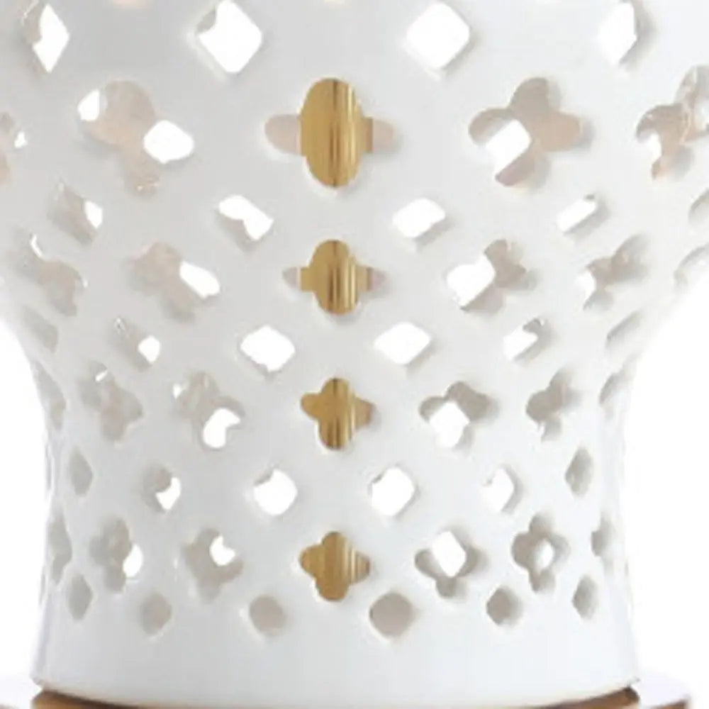 21" Gold Novelty Table Lamp LED With Globe Shade HomeRoots