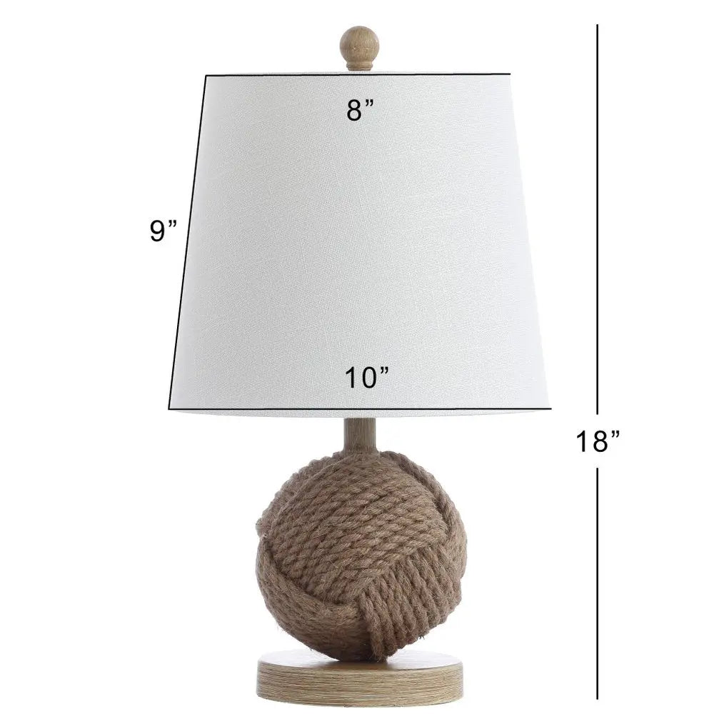 18" Clear Novelty Table Lamp LED With Globe Shade HomeRoots