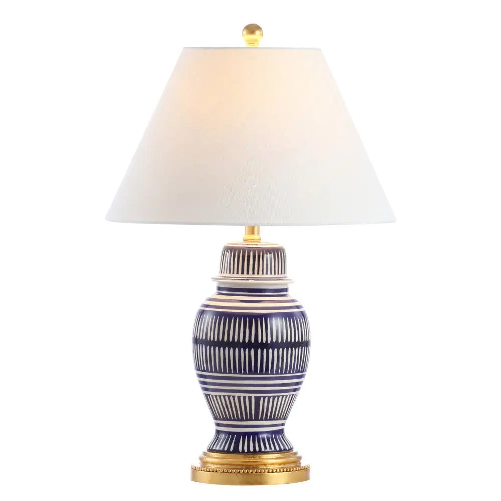 27" Gold Novelty Table Lamp LED With Empire Shade HomeRoots