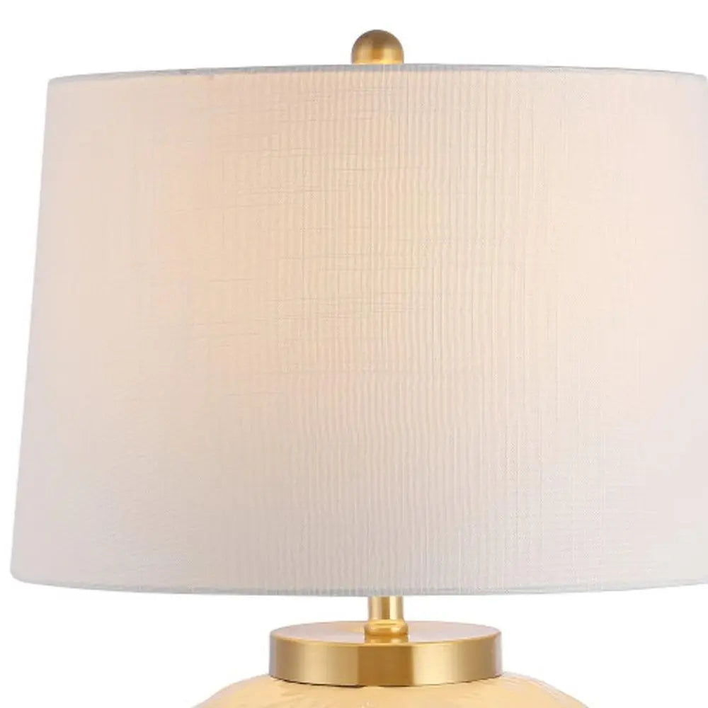 32" Clear Novelty Table Lamp LED With Empire Shade HomeRoots