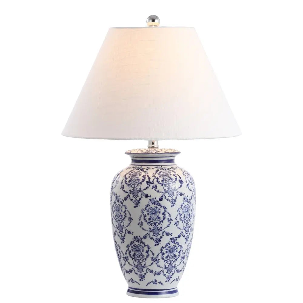 26" Blue Novelty Table Lamp LED With Globe Shade HomeRoots