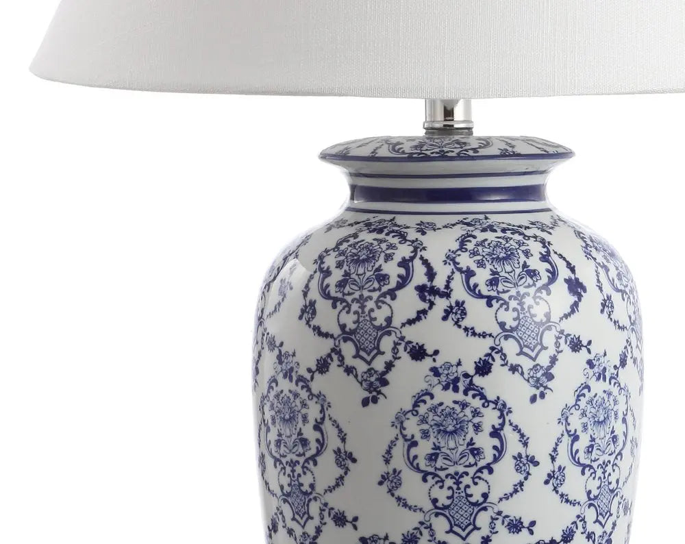 26" Blue Novelty Table Lamp LED With Globe Shade HomeRoots