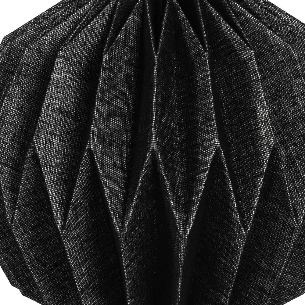 11" Black Geometric Table Lamp LED With Globe Shade HomeRoots