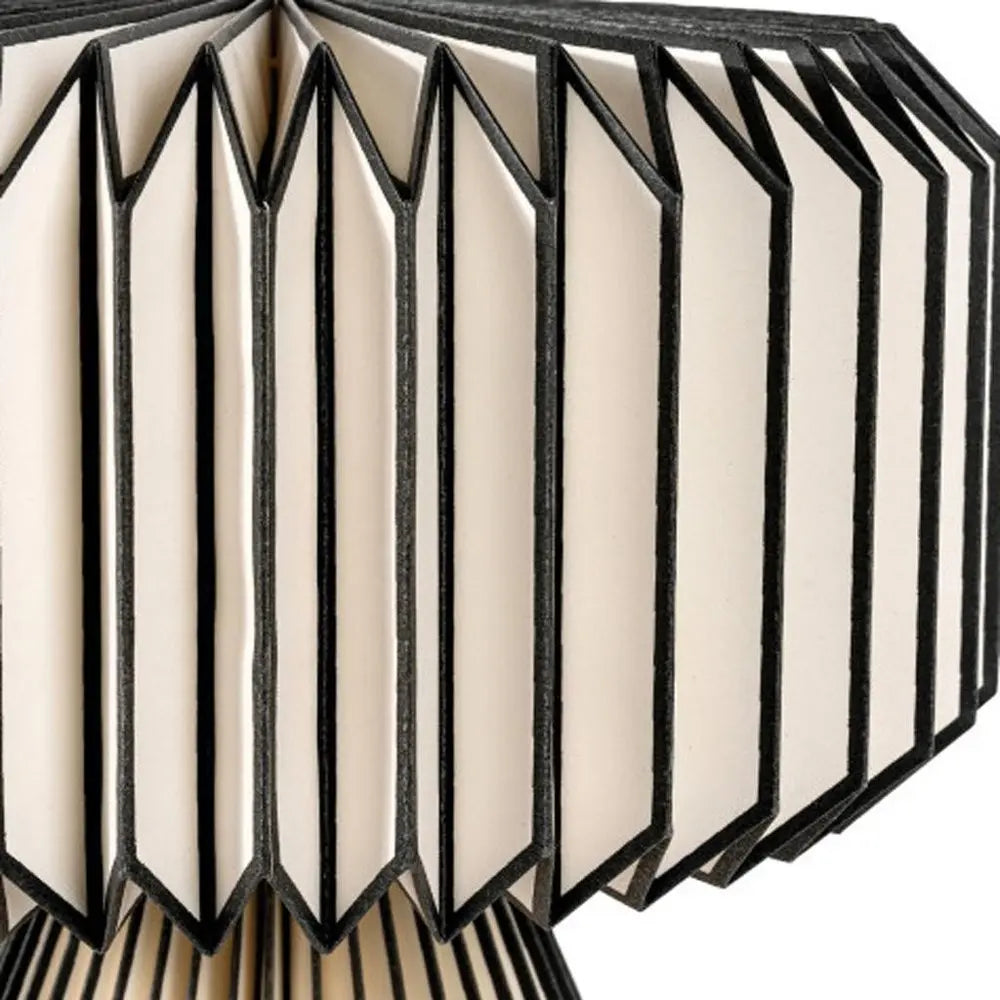 13" Clear Geometric Table Lamp LED With Cylinder Shade HomeRoots