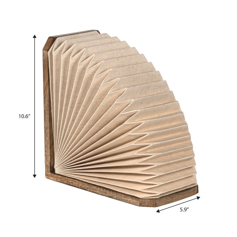 11" Natural Geometric Table Lamp LED With Novelty Shade HomeRoots