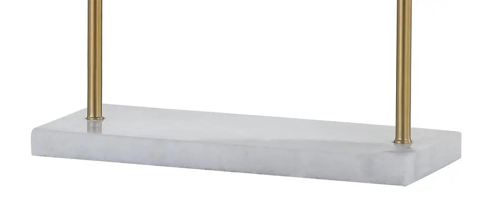 14" White Novelty Table Lamp LED With Novelty Shade HomeRoots