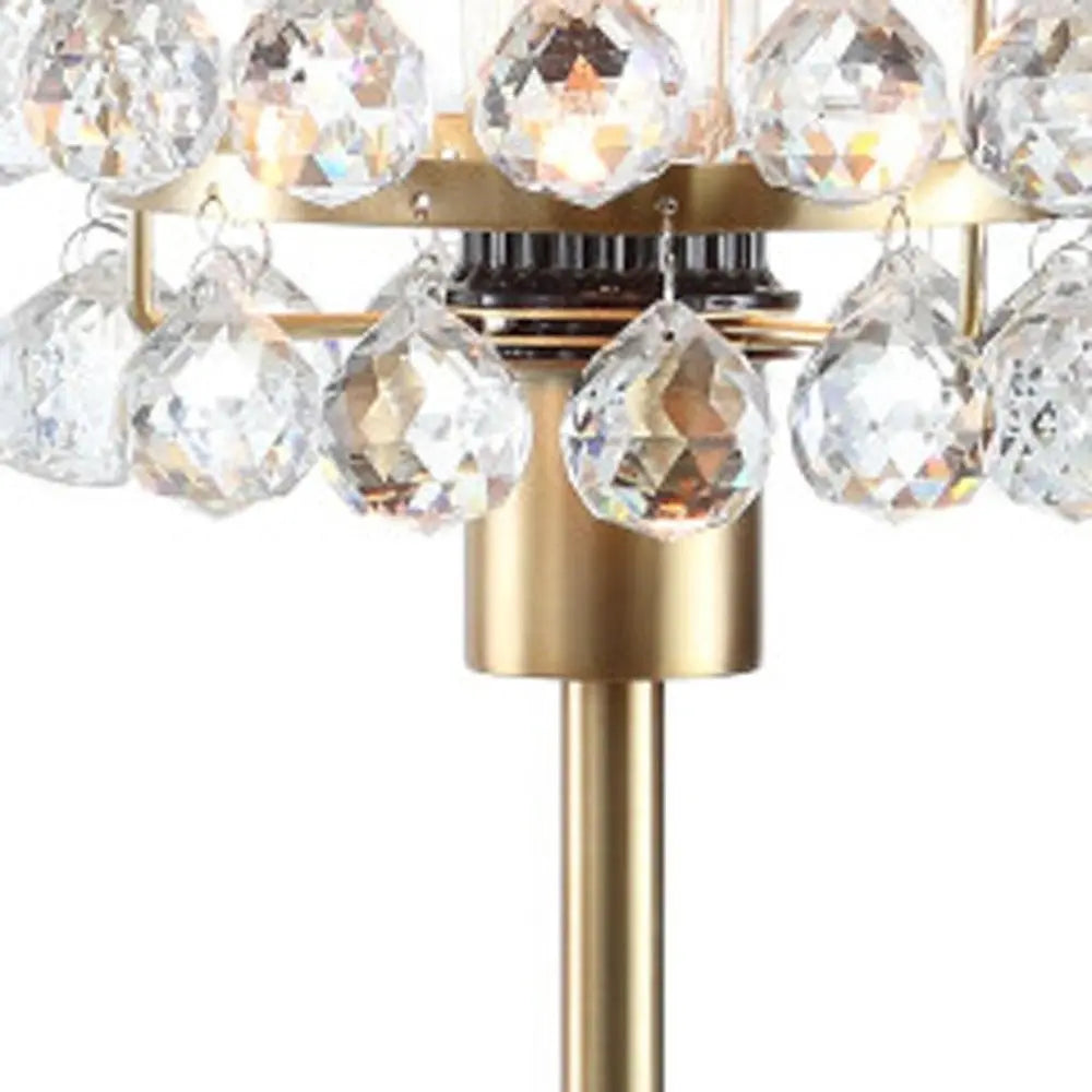 25" Gold Novelty Table Lamp LED HomeRoots