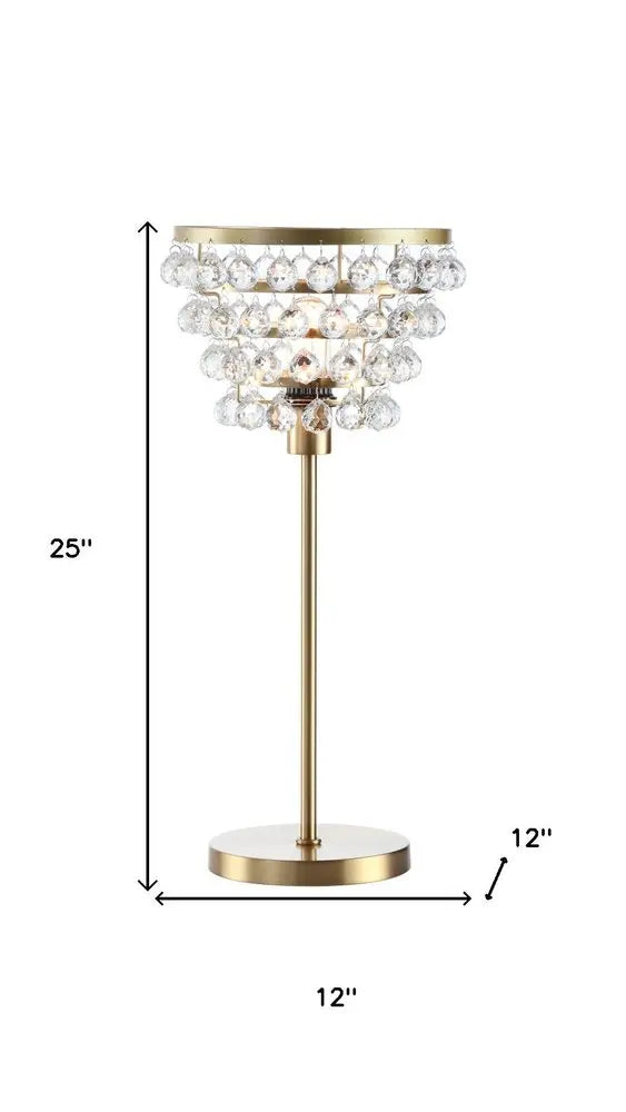 25" Gold Novelty Table Lamp LED HomeRoots
