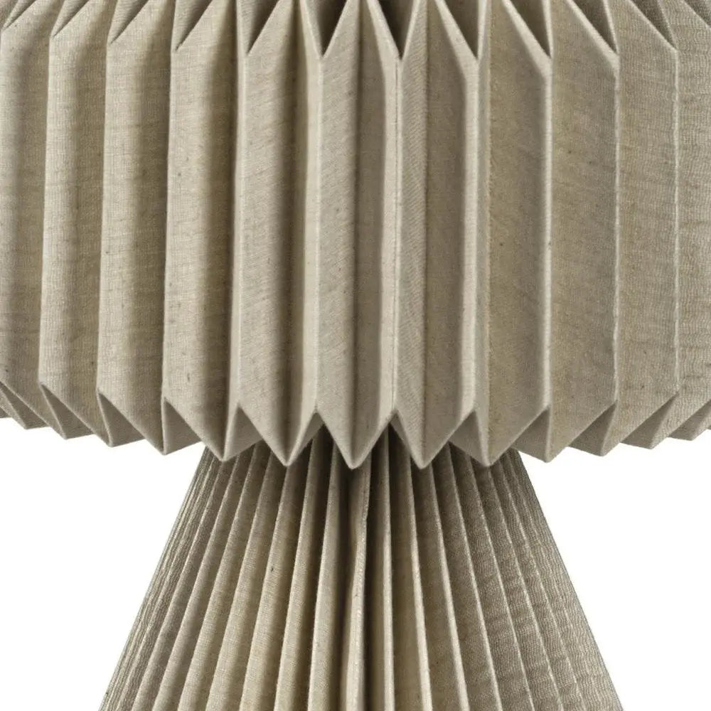 13" Clear Geometric Table Lamp LED With Cylinder Shade HomeRoots