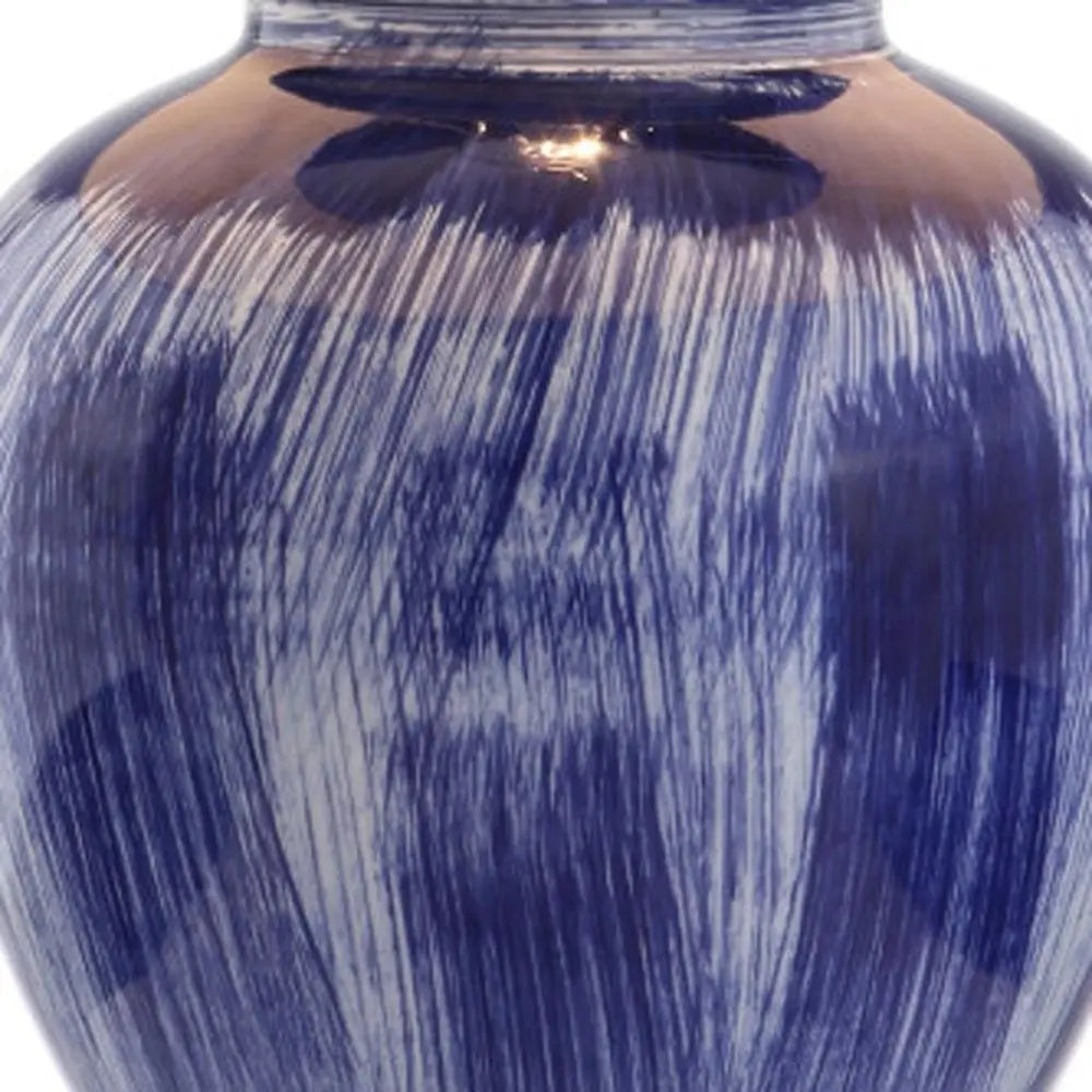 26" Clear Novelty Table Lamp LED With Drum Shade HomeRoots