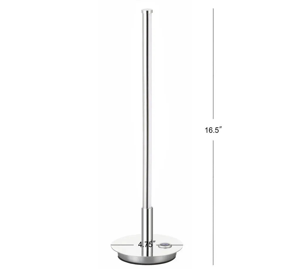 17" Silver Novelty Table Lamp LED HomeRoots