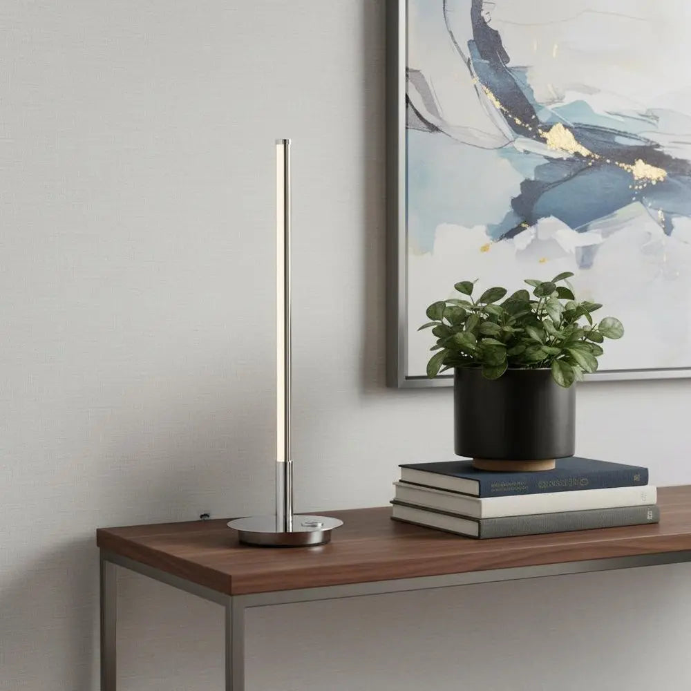 17" Silver Novelty Table Lamp LED HomeRoots