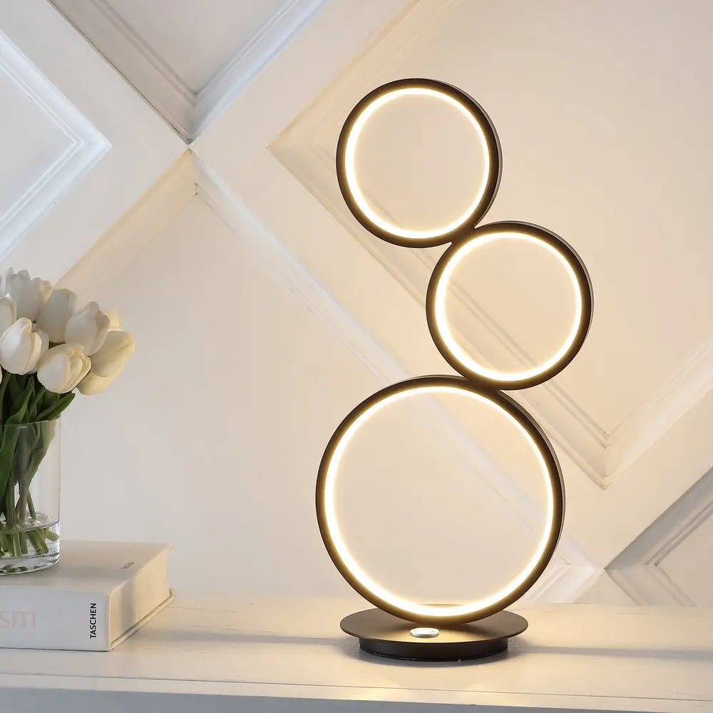 17" Black Novelty Table Lamp LED HomeRoots