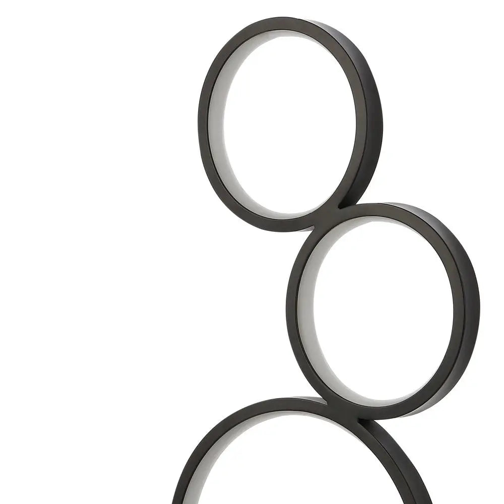 17" Black Novelty Table Lamp LED HomeRoots