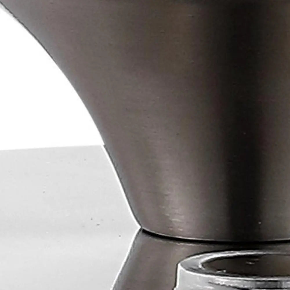 8" Nickel Novelty USB Table Lamp LED HomeRoots