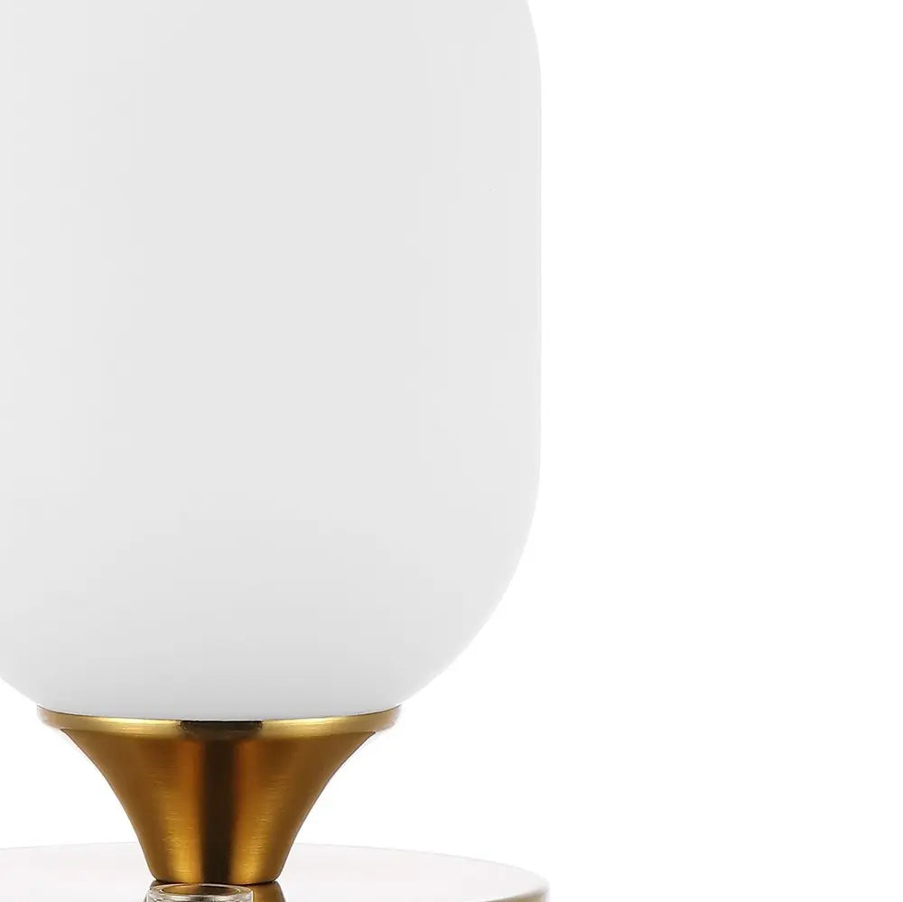 8" Gold Novelty USB Table Lamp LED HomeRoots