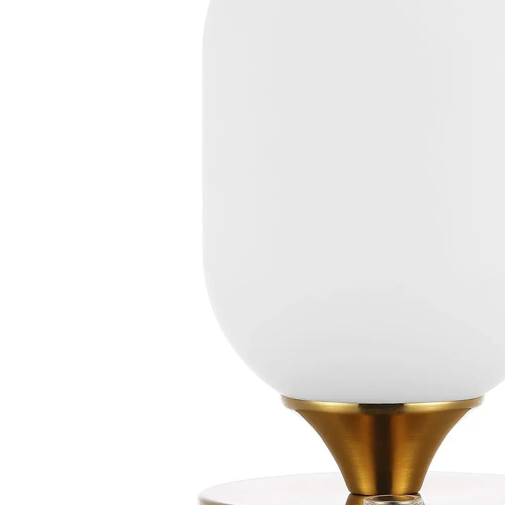 8" Gold Novelty USB Table Lamp LED HomeRoots