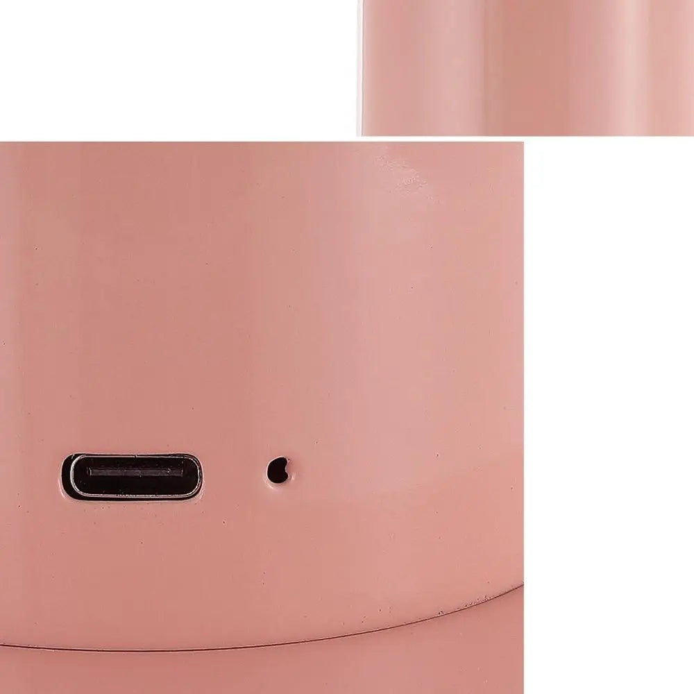 11" Pink Novelty USB Table Lamp LED With Globe Shade HomeRoots