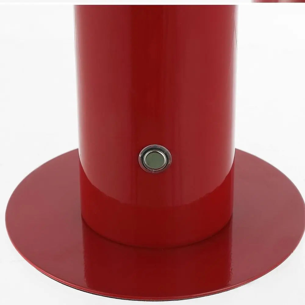 11" Red Novelty USB Table Lamp LED With Globe Shade HomeRoots