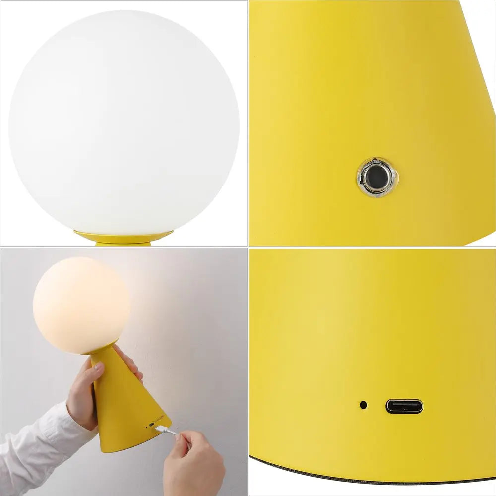 Set of Two 12" Clear Lighthouse USB Table Lamps LED HomeRoots