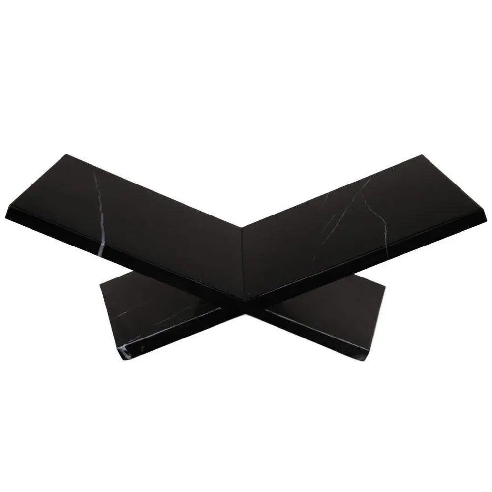 8" Black One Tier Bookcase - NOBLE HOME INTERIORS