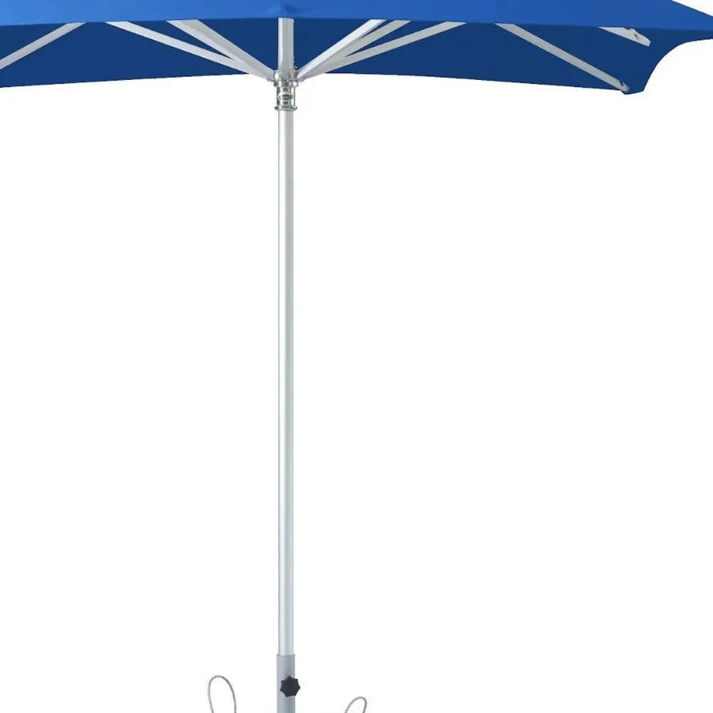 8' Blue Polyester Square Market Patio Umbrella - NOBLE HOME INTERIORS